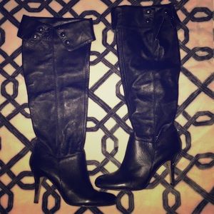 Leather Knee High Boots👢